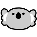 animated koala sticker app icon