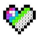 番号でぬりえ: ピクセル着色ゲーム app icon