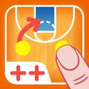 コーチのタクティカルボード-バスケットボール++ app icon