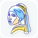 ArtWorkout: お絵描きアプリ、ペイント、塗 り絵 app icon