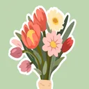 Bouquet Stickers Pack app icon