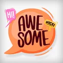 Colorful Text Stickers Pack app icon