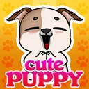 Cute Puppy Emoji app icon