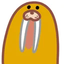 cute walrus sticker app icon