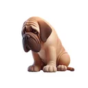 Sad Mastiff Stickers app icon