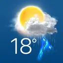 Weather Plus: レーダー天気図と世界天気 app icon