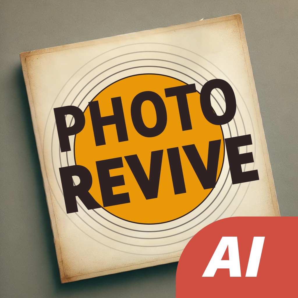 Photo Revive: AIで写真を動かす・復元・色付け app icon captured 2026-08-17