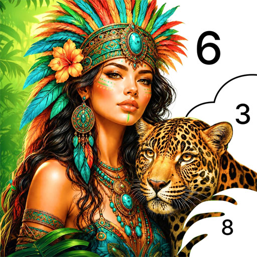 Jungle Color By Number Games Google Play icon captured 2026-08-16