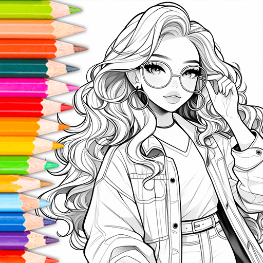 Jogos de pintar:boneca meninas Google Play icon captured 2026-08-16