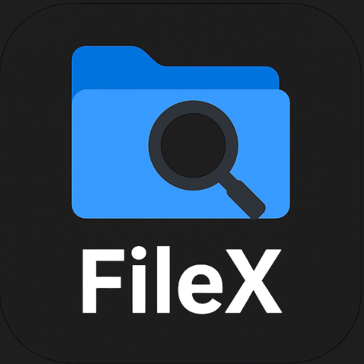 FileX : Smart AI File Manager Google Play icon captured 2026-08-14
