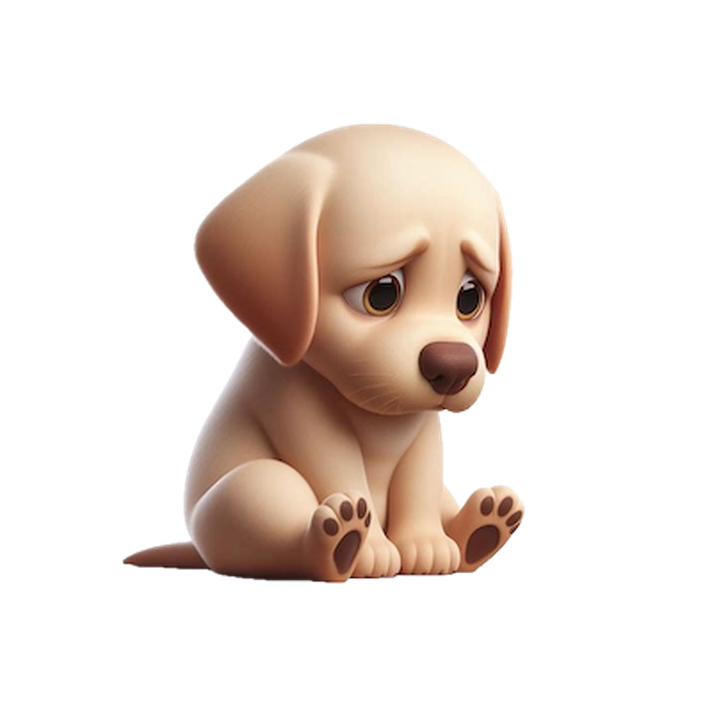 Sad Labrador Stickers app icon