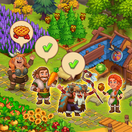 Vikings Dragon Farm Village Google Play icon captured 2026-08-16