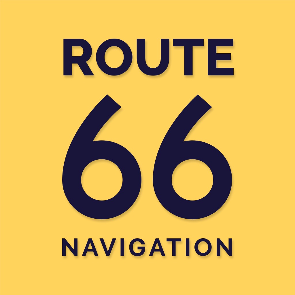 Route 66 Navigation app icon captured 2026-08-12