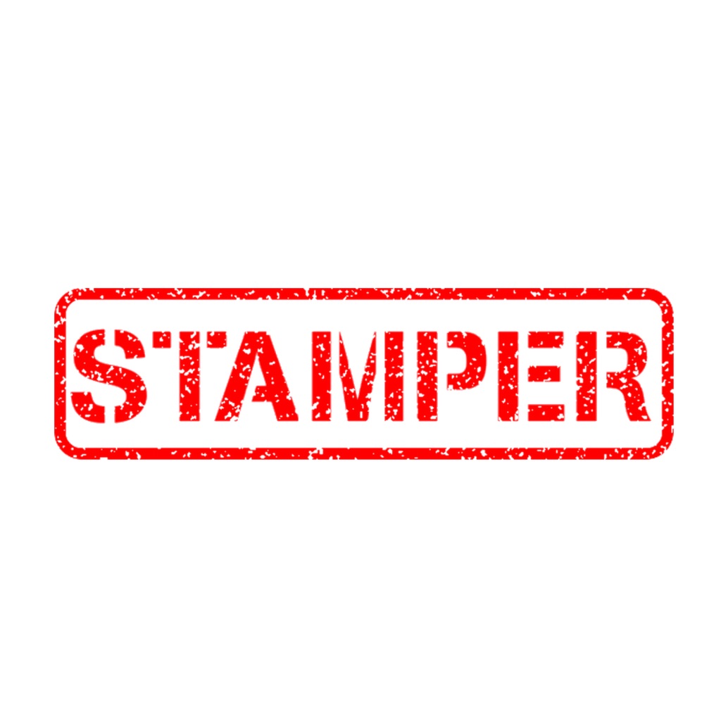 stamper ~ rubber stamp rejected sticker pack app icon captured 2026-08-12
