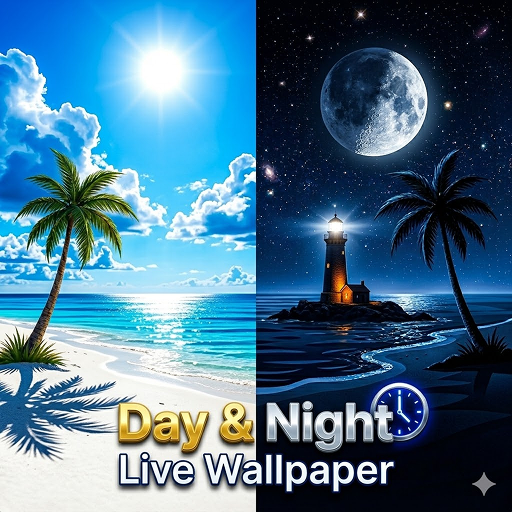 Day & Night: Live Wallpaper 4K Google Play icon captured 2026-08-16