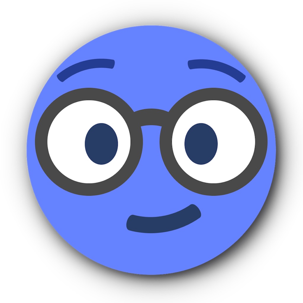 BLUE Emoji • Stickers app icon