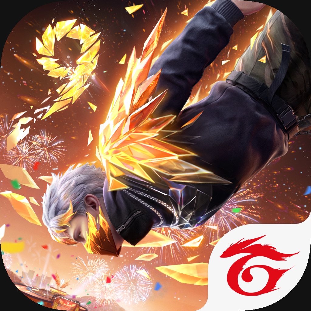 Free Fire: 9th Anniversary app icon captured 2026-08-12