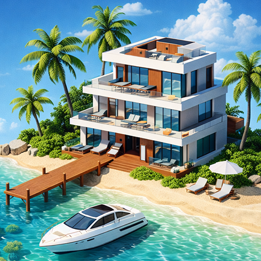 Ocean Resort Hotel Simulator Google Play icon captured 2026-08-16