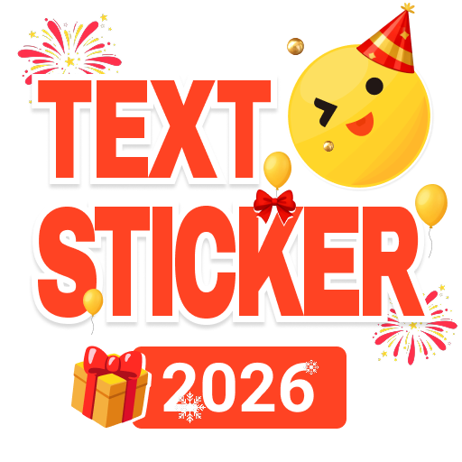 TextSticker 2026 WAStickerApps Google Play icon captured 2026-08-14