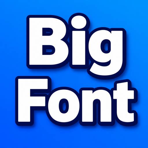 Change Font Size: Big Font app icon captured 2026-08-18