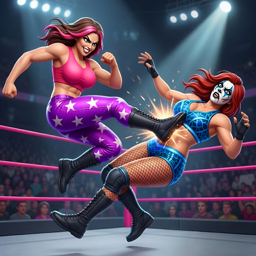 Bad Girls Wrestling Game app icon captured 2026-08-18