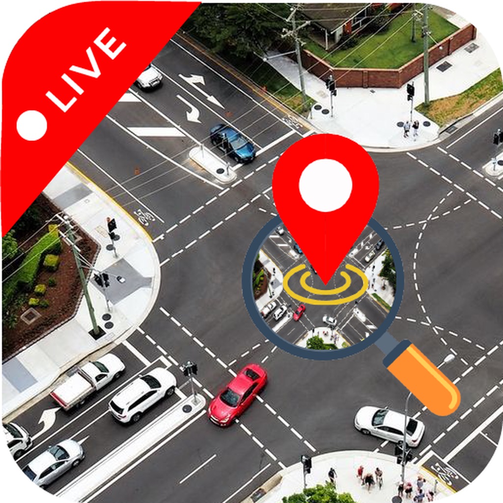 Live Satellite View & GPS Maps app icon captured 2026-08-12