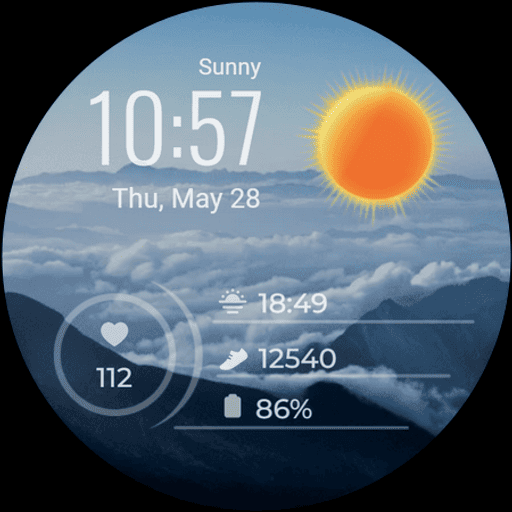 Weather Digital Watch Face G03 Google Play icon captured 2026-08-13