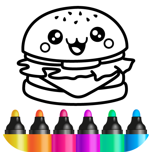 Bini Jogos de pintar e colorir Google Play icon captured 2026-08-16