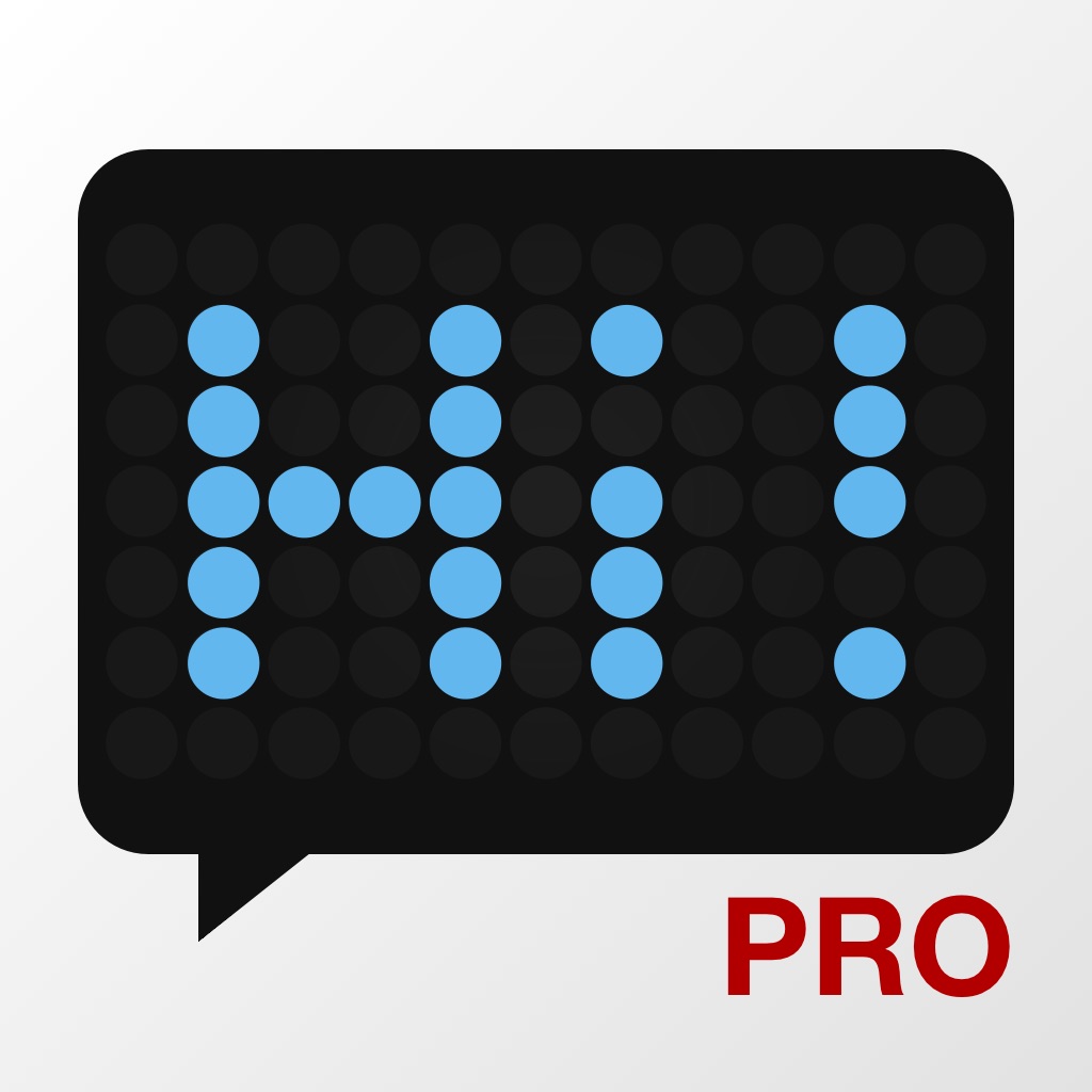 LED Banner Pro: Marquee maker app icon captured 2026-08-17