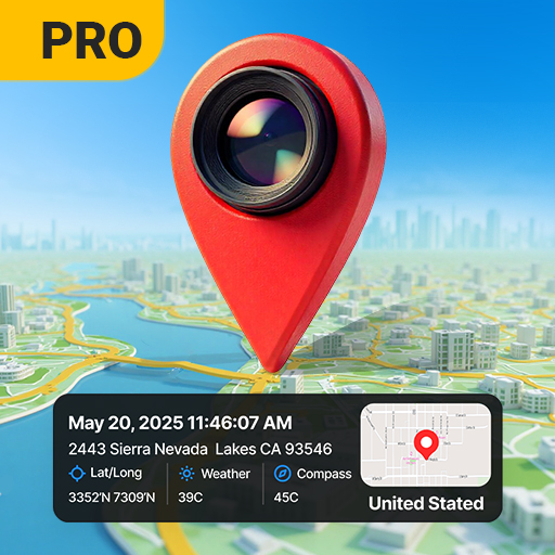 Map Camera Pro : Geotag Photos Google Play icon captured 2026-08-13