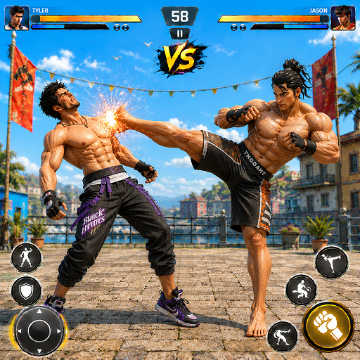 Bodybuilder Karate Fighting app icon captured 2026-08-18