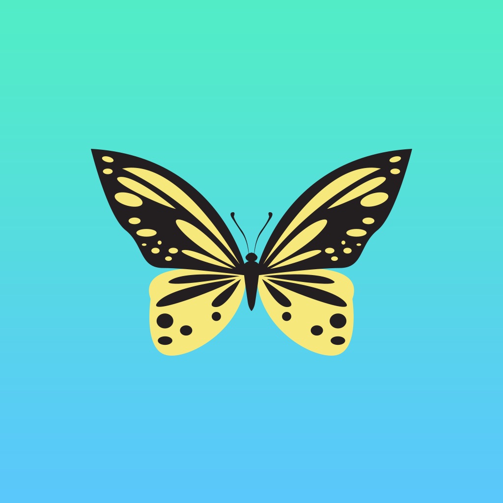 Butterfly Sticker Pack app icon captured 2026-08-12
