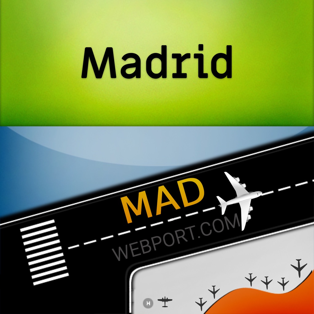 Madrid Airport Info + Radar app icon captured 2026-08-13