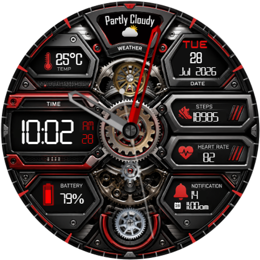 Iron Mecha 1 Watch Face Google Play icon captured 2026-08-13