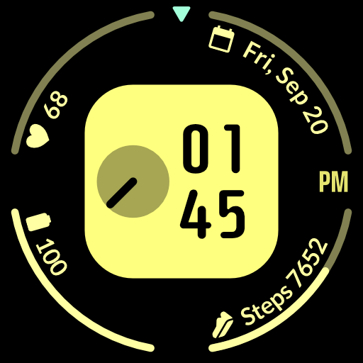 Mono: Watch Face Google Play icon captured 2026-08-12