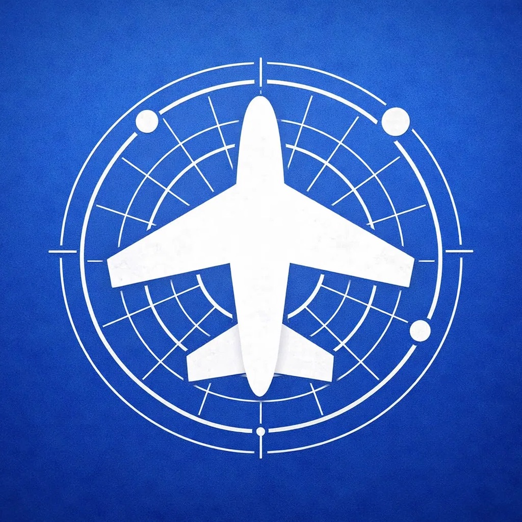 Flight Tracker Airplane Radar app icon captured 2026-08-12