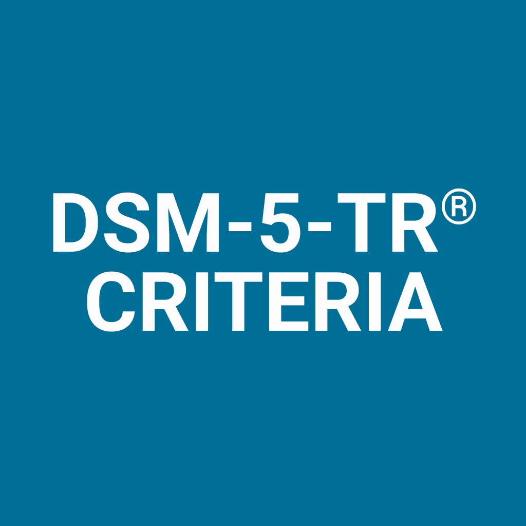 DSM-5-TR® Diagnostic Criteria app icon captured 2026-08-11