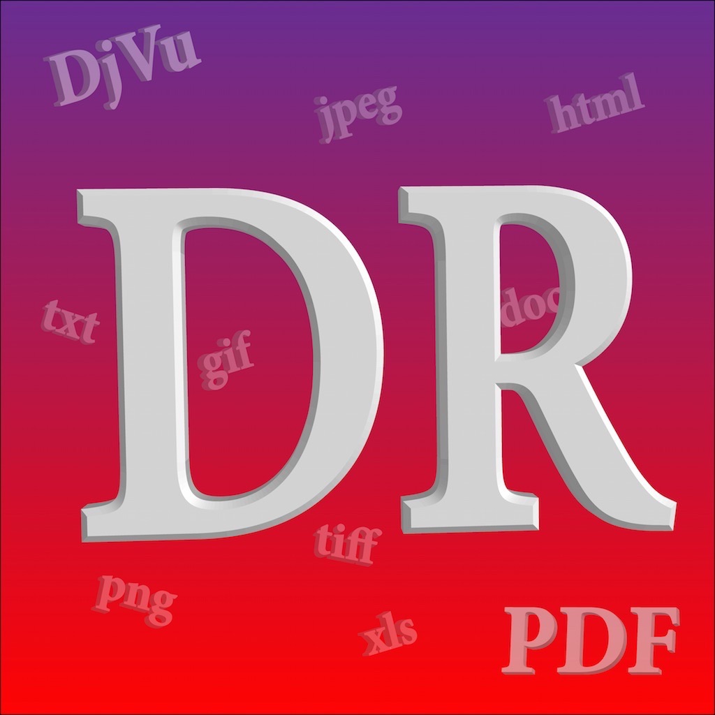DjVu Reader app icon captured 2026-08-12