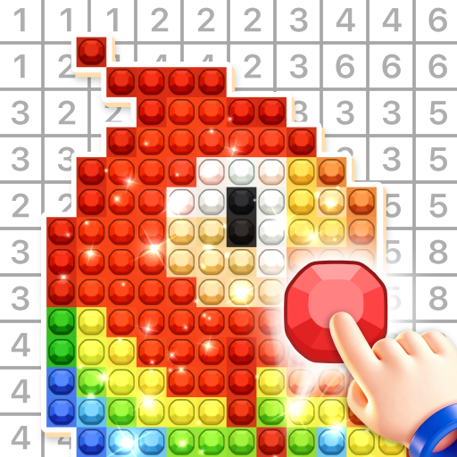 Jewelscapes: Color by Number Google Play icon captured 2026-08-13