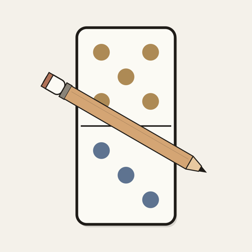 Domino Score: Scoreboard app icon captured 2026-08-18