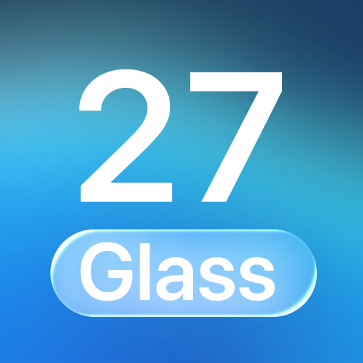 Liquid Glass 27 Icon Pack Google Play icon captured 2026-08-13