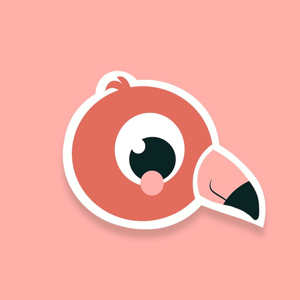 Tropicoji - Flamingo Stickers app icon captured 2026-08-14