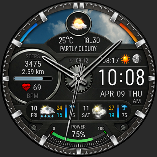 Hybrid Watch Face Weather W11 Google Play icon captured 2026-08-13