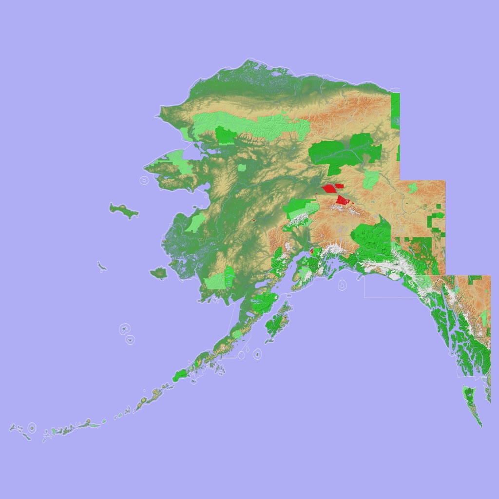 Scenic Map Alaska app icon captured 2026-08-12