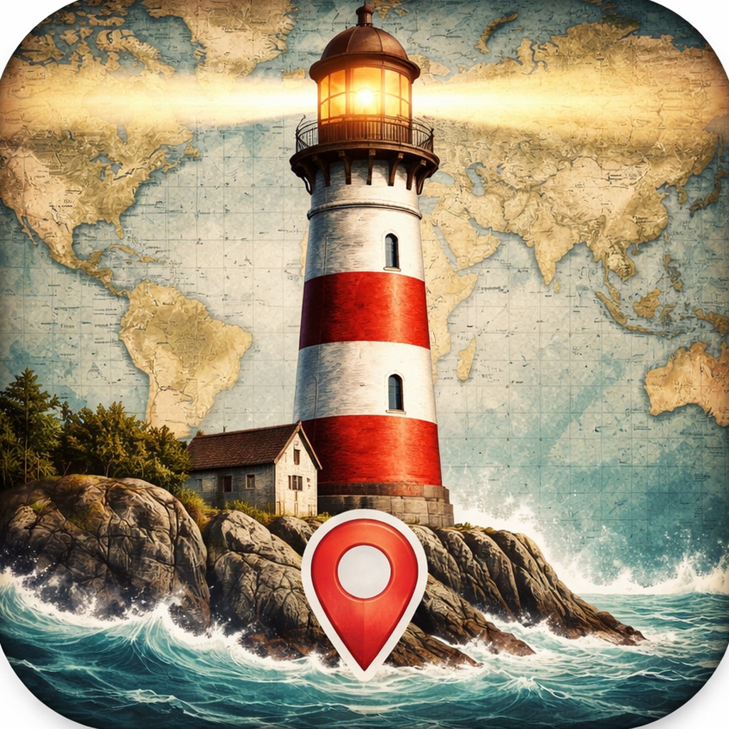 LighthouseMap app icon captured 2026-08-11