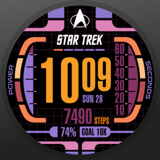 Star Trek LCARS SE Watch Face Google Play icon captured 2026-08-13