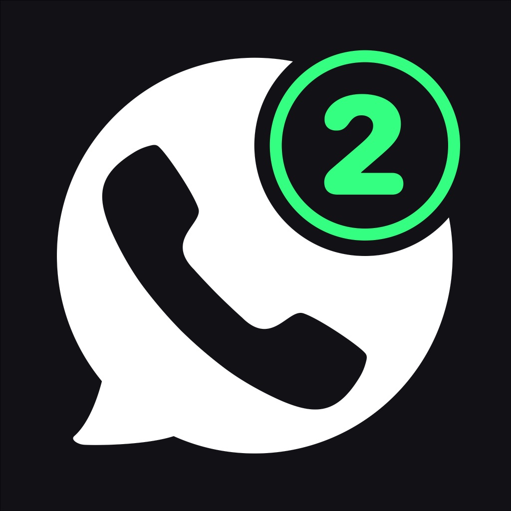 Second Phone Number - 2Number app icon captured 2026-08-11