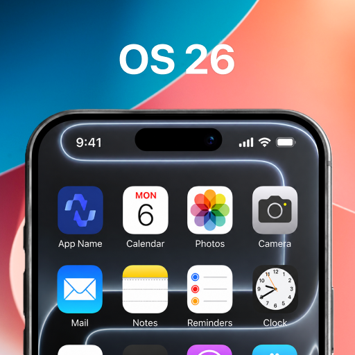 Launcher OS 26 Google Play icon captured 2026-08-16