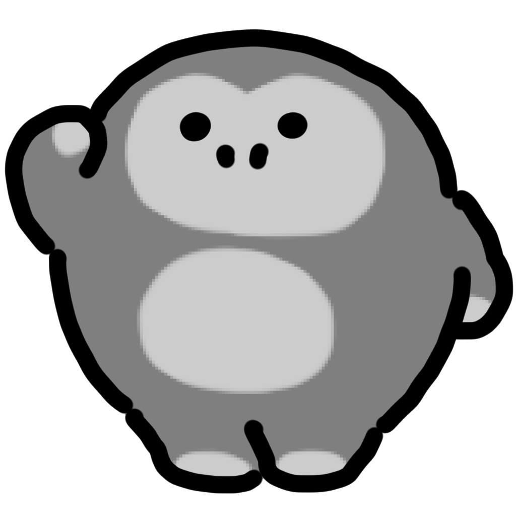 animated gorilla sticker app icon captured 2026-08-14