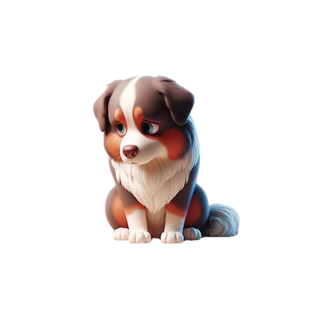 Sad Australian Shepherd app icon captured 2026-08-11